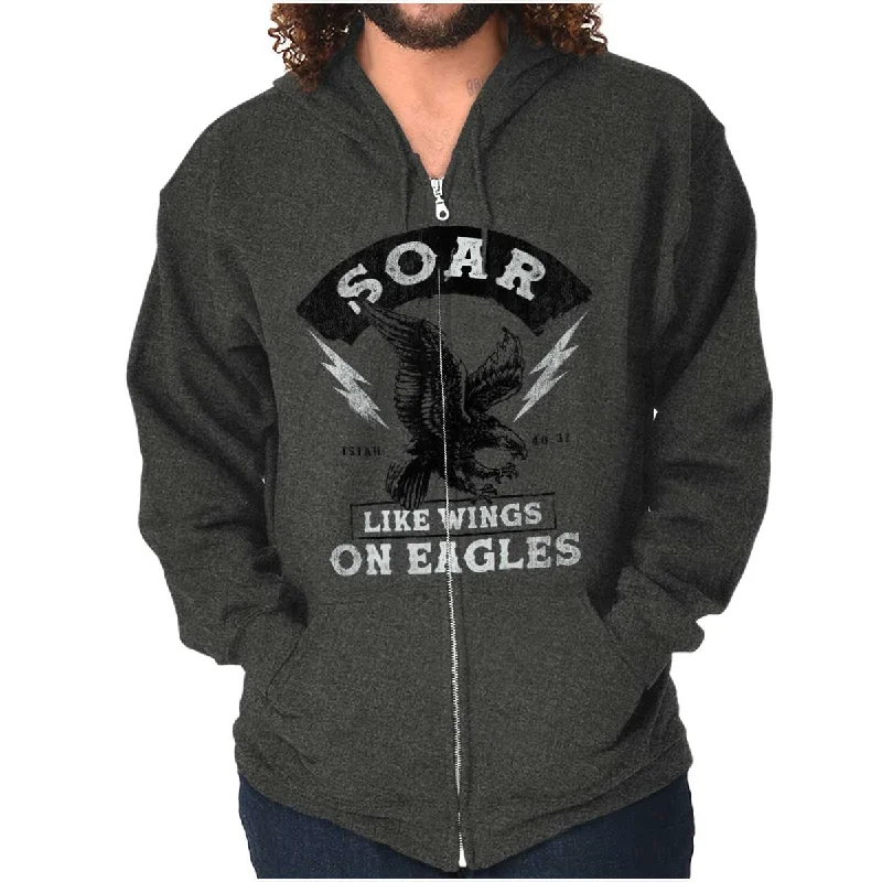 Special Price Soar Like Eagles Zip Hoodie