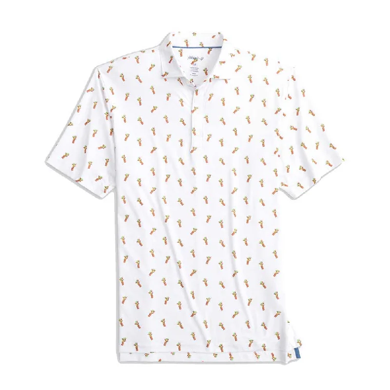 Flash Deals Johnnie-O Hair Of The Dog Prep-Formance Polo Shirt - White