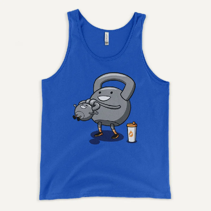 Flash Sale Kettlebell Swinging Baby Kettlebell Men's Tank Top