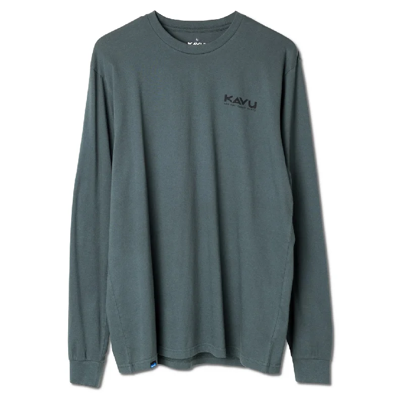 New Arrival Kavu LS Etch Art L/S Tee Green Gables
