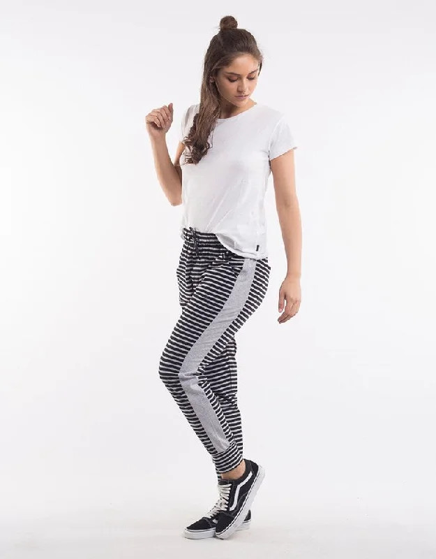 Special Offer Silent Theory Keen Pants Grey Marle Stripe