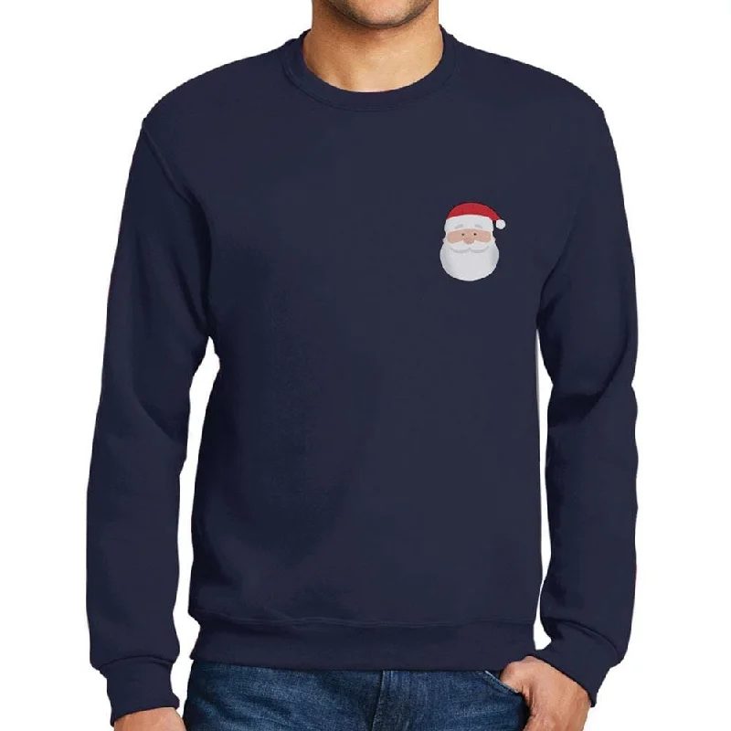 Buy Today ULTRABASIC - Men's Printed Graphic Little Santa Cool Christmas Sweatshirt Gift Tee