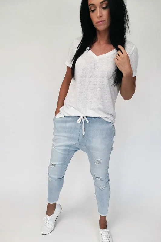 Weekend Savings Extravaganza Shine On Label Luka Slouch Denim Pants