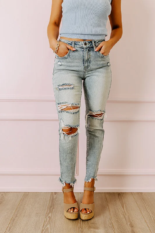Weekend Savings Fiesta The Cely High Waist Distressed Jean