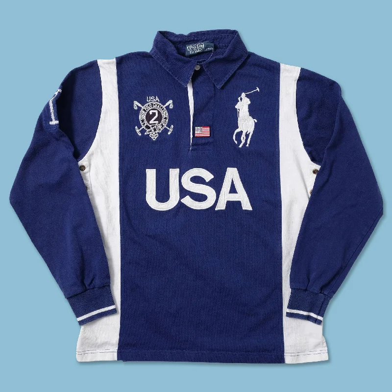 Can't Resist Vintage Polo Ralph Lauren USA Rugby Sweater Small