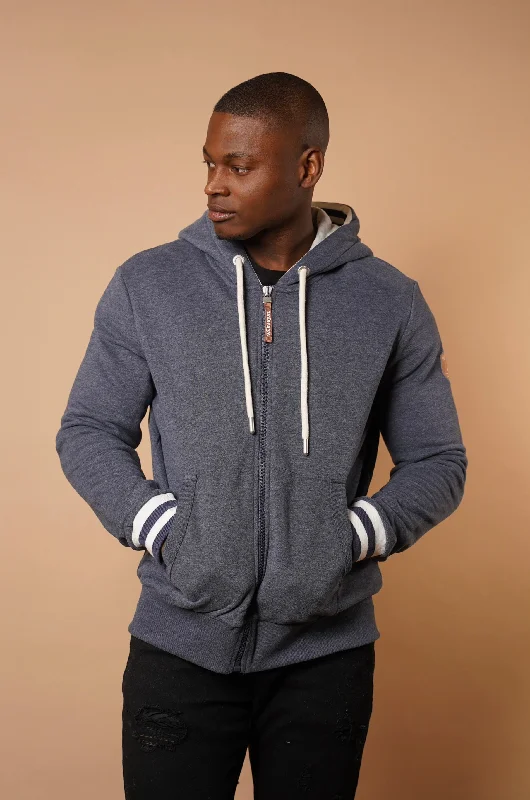 Anniversary Sale Sophar Navy Zip Hoodie