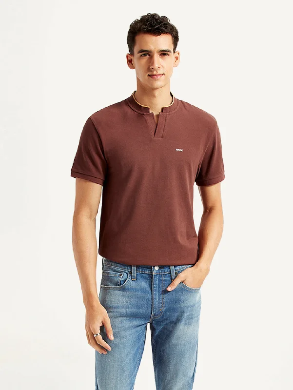 Weekend Specials Just for You Men's Solid Slim Fit Polo T-shirt