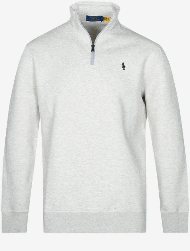 Sneak Peek Sale Double Knit Quarter Zip Andover Heather