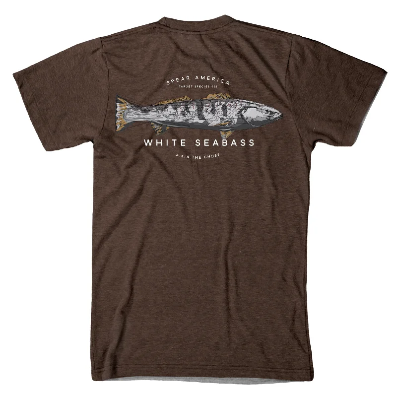 Super Bargain Spear America White Seabass T-Shirt