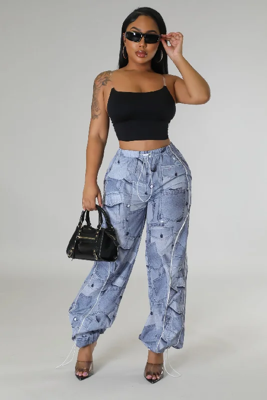 Weekend Offers That Delight Denim Doll Pants