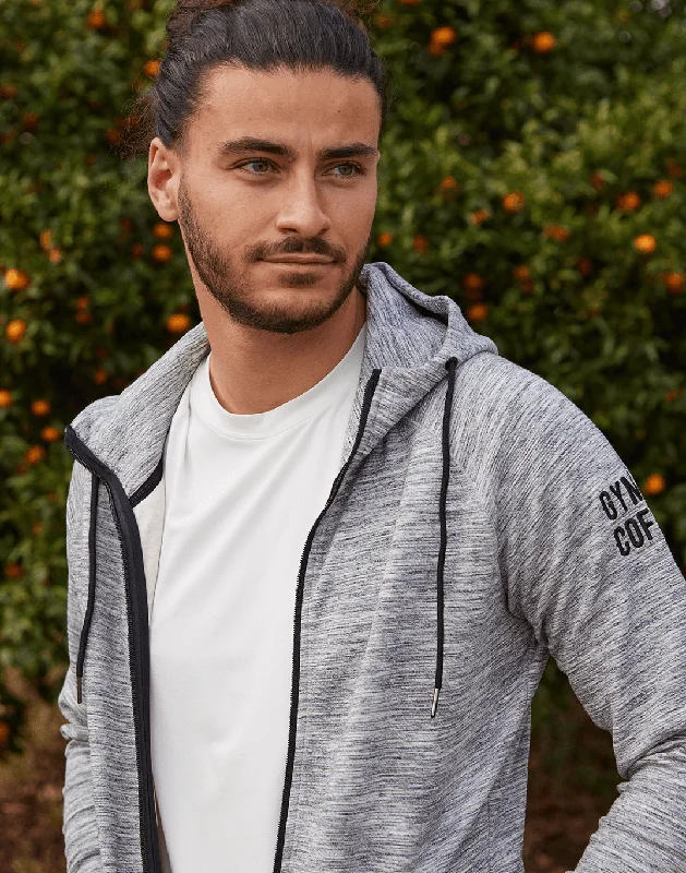 Weekend Offers That Shine Mens Grey Fleck Hoodie