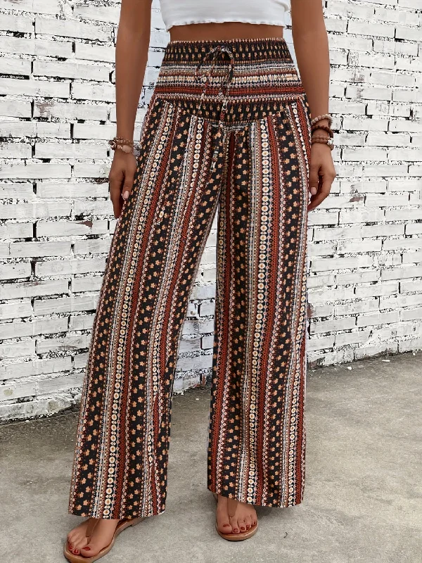 Reduced Price Printed Wide Leg Pants