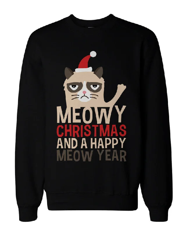 Today Only Grumpy Cat Funny Holiday Graphic Sweatshirts - Unisex Black Sweatshirt