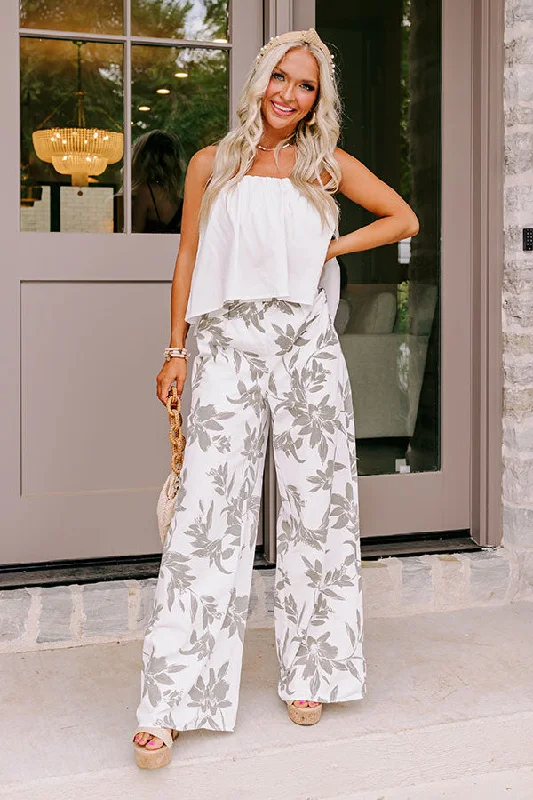 Weekend Deals That Thrill Miami Skyline High Waist Linen-Blend Pants