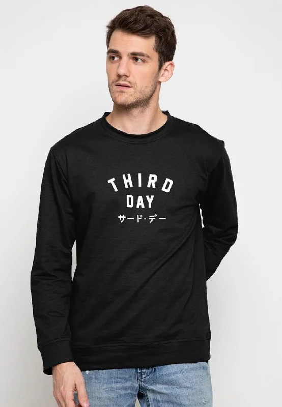 Third Day MOA01 Sweater Td Simple Black Men