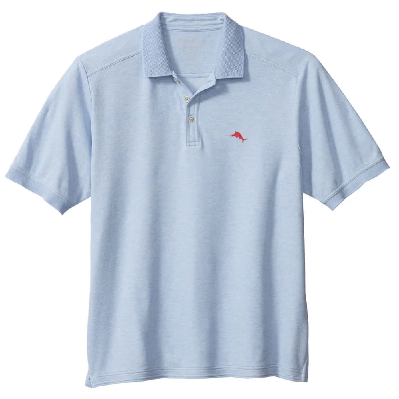 Extra Savings Tommy Bahama IslandZone Emfielder 2.0 Polo Shirt - Light Sky Hthr*