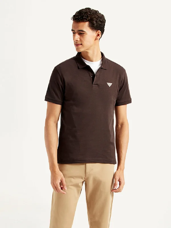 Weekend Deals You Can't Resist Men's Solid Slim Fit Polo T-shirt