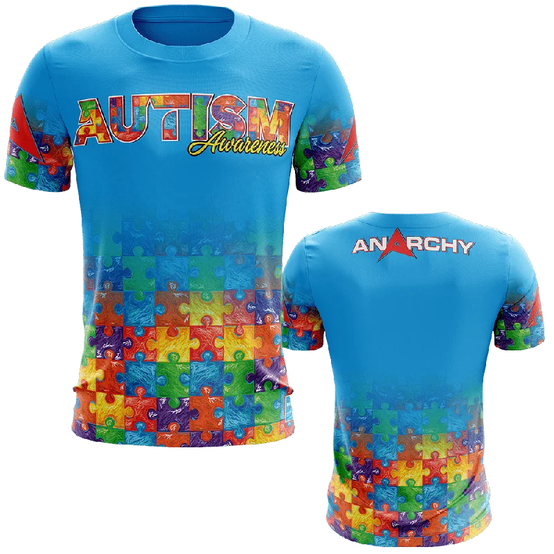 Anarchy Bat Company Short Sleeve Shirt - Autism Awareness