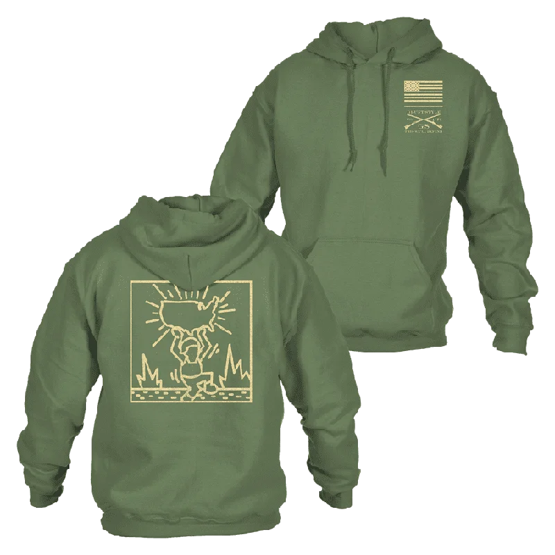 Today’s Special Lift The Nation Hoodie - Military Green