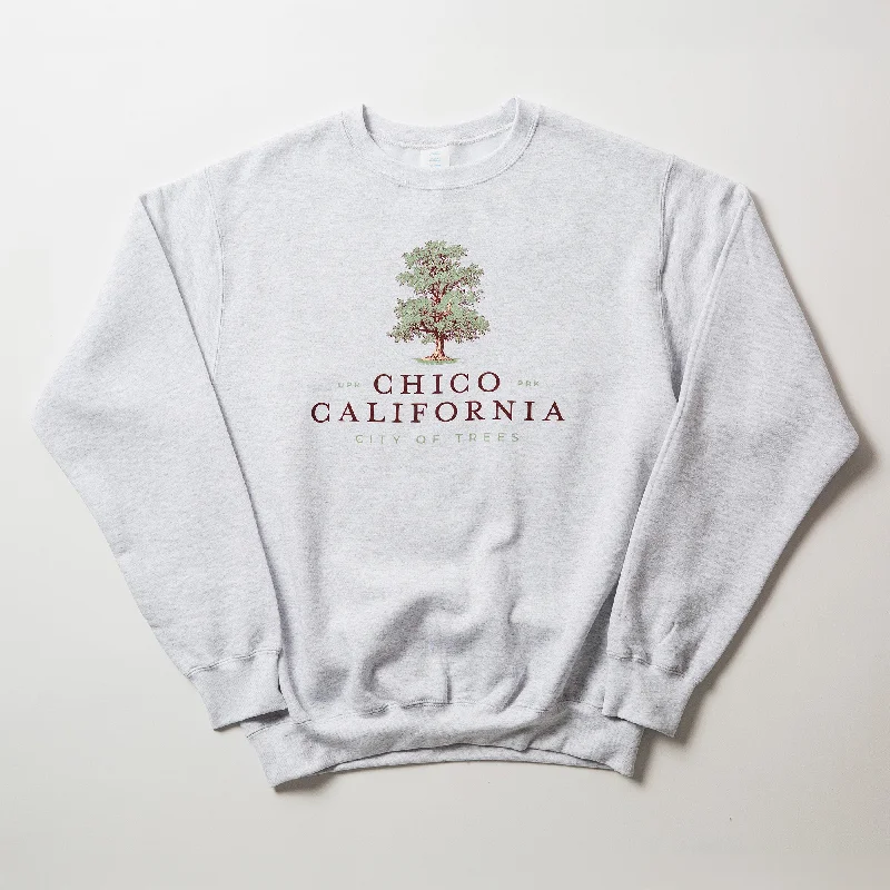 Make Your Weekend Count with Savings Chico City of Trees Thrifty Crew Sweater