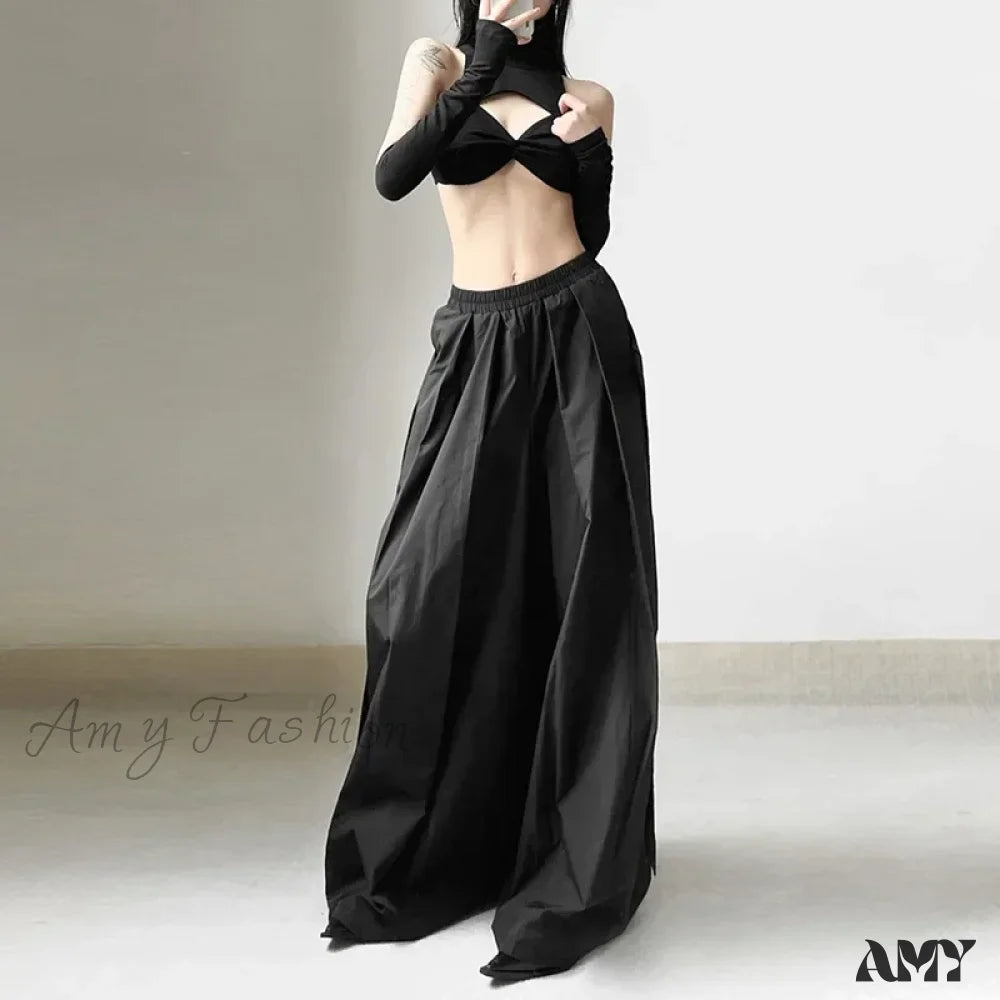 Weekend Offers That Shine Alt Gothic Women Baggy Techwear Emo Pants Vintage
