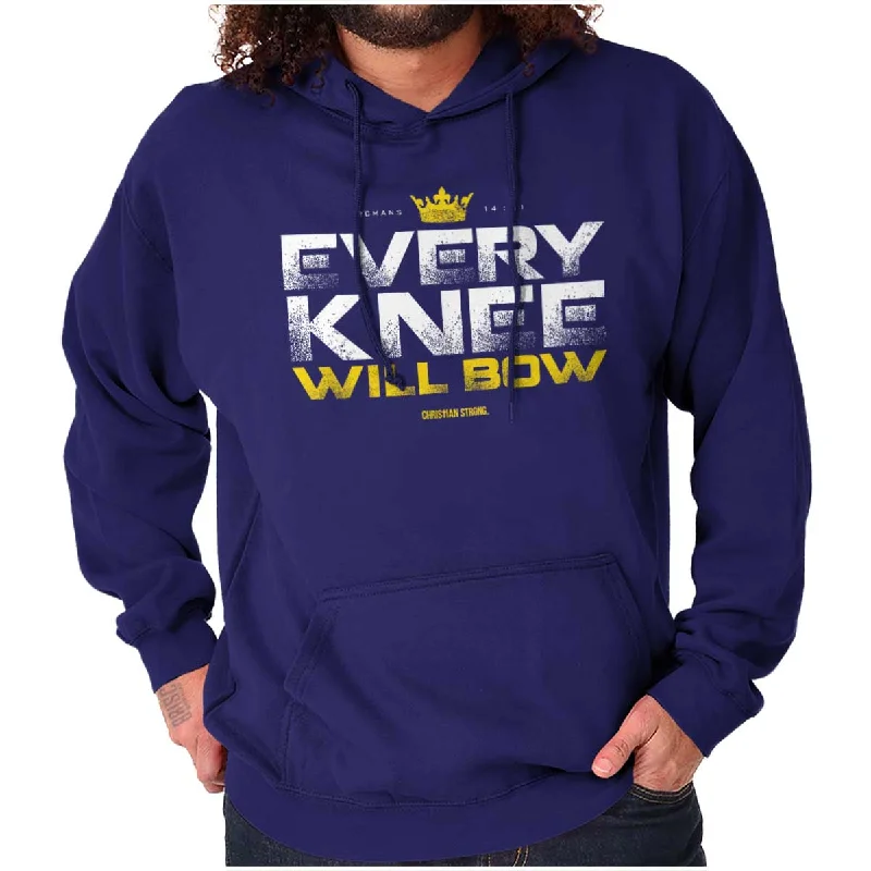Deal Alert Every Knee Will Bow Crown Hoodie