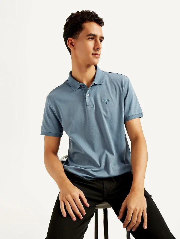Weekend Deal Men's Solid Slim Fit Polo T-shirt