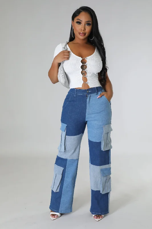 Stock Up Patching It Up Jeans