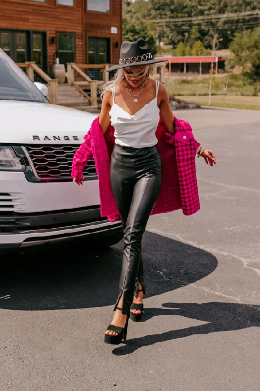 Weekend Specials to Indulge In The Beebee High Waist Faux Leather Legging