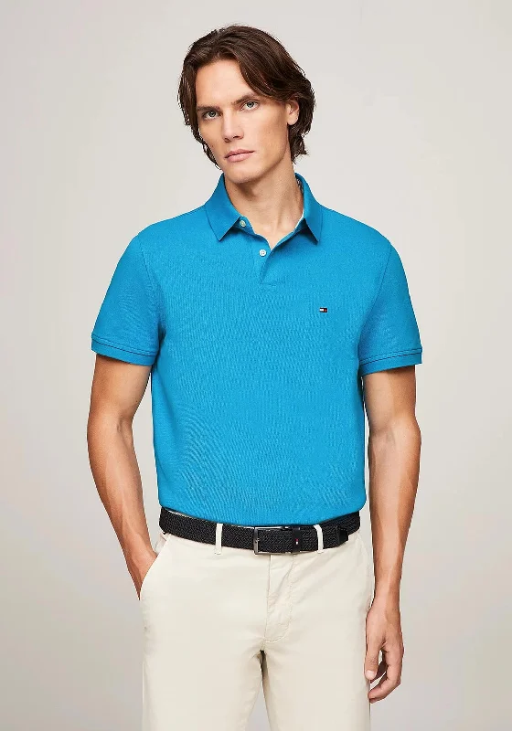 Tommy Hilfiger 1985 Polo Shirt, Cerulean Aqua