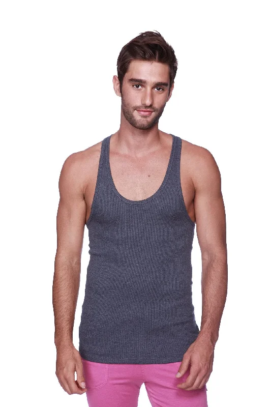 Racerback Yoga Tank Top (Charcoal)