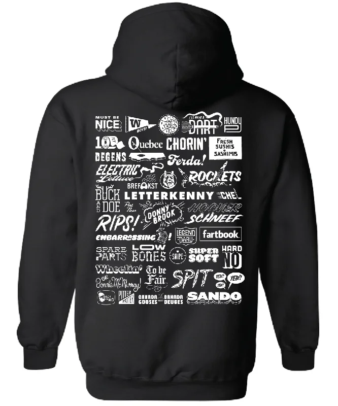Final Clearance Letterkenny Slogans Hoody