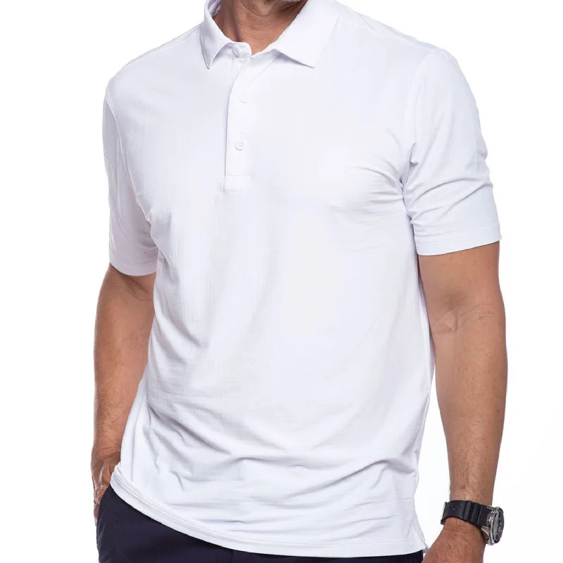 Weekend Savings Fiesta IBKUL Mens Polo Shirt - White
