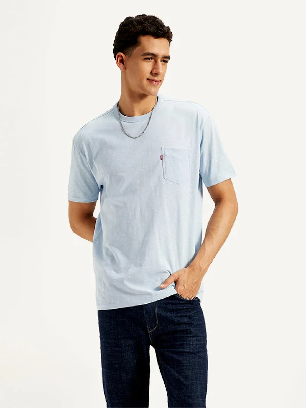 Weekend Deals That Excite Men's Solid Slim Fit T-Shirt