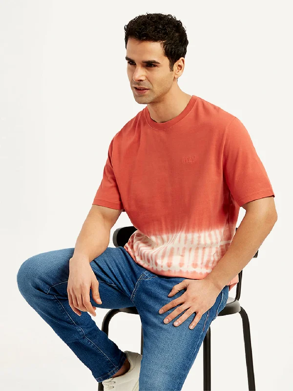 Weekend Specials to Relish Men's Tie-Dye Crew Neck T-Shirt