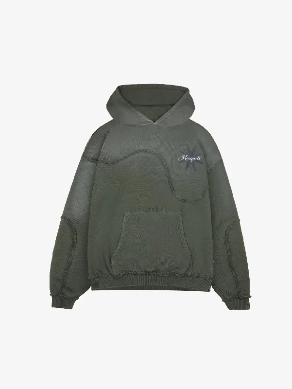 Weekend Offers That Tempt GREEN SUNFADED HOODED "MOSQUETS"