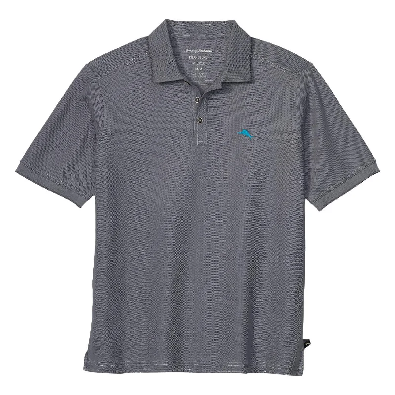 Overstock Clearance Tommy Bahama IslandZone Emfielder 2.0 Polo Shirt - Dark Slate