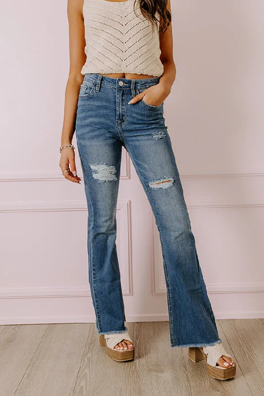 Exclusive Offer The Patisserie High Waist Distressed Flare