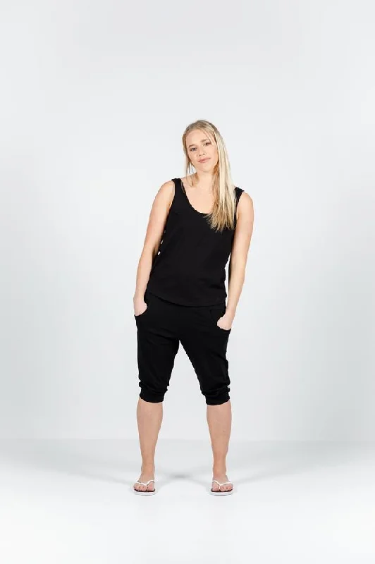 Weekend Specials Just for You Home-Lee 3/4 Apartment Pants Black/Black