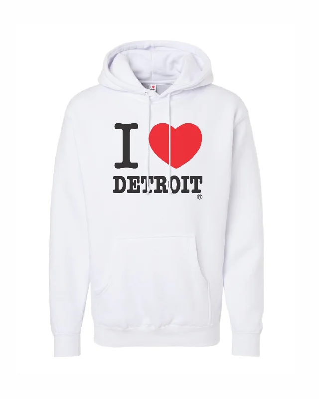 Weekend Specials to Love Ink Detroit - I Love Detroit - Hoodie - White