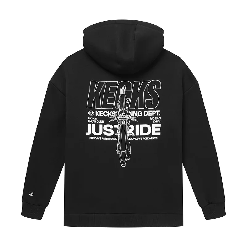 Weekend Deals That Amaze Just Ride Hoodie - Black
