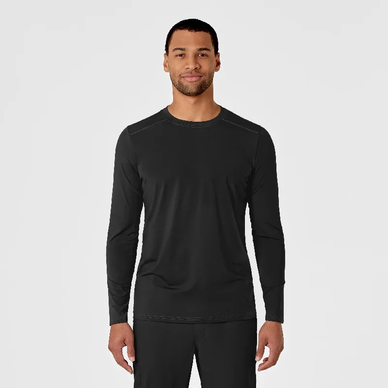 Discount Deals Men's Performance Long Sleeve Tee - Black