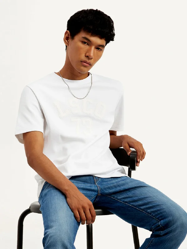 Midnight Madness Men's Typographic Print Crew Neck T-Shirt