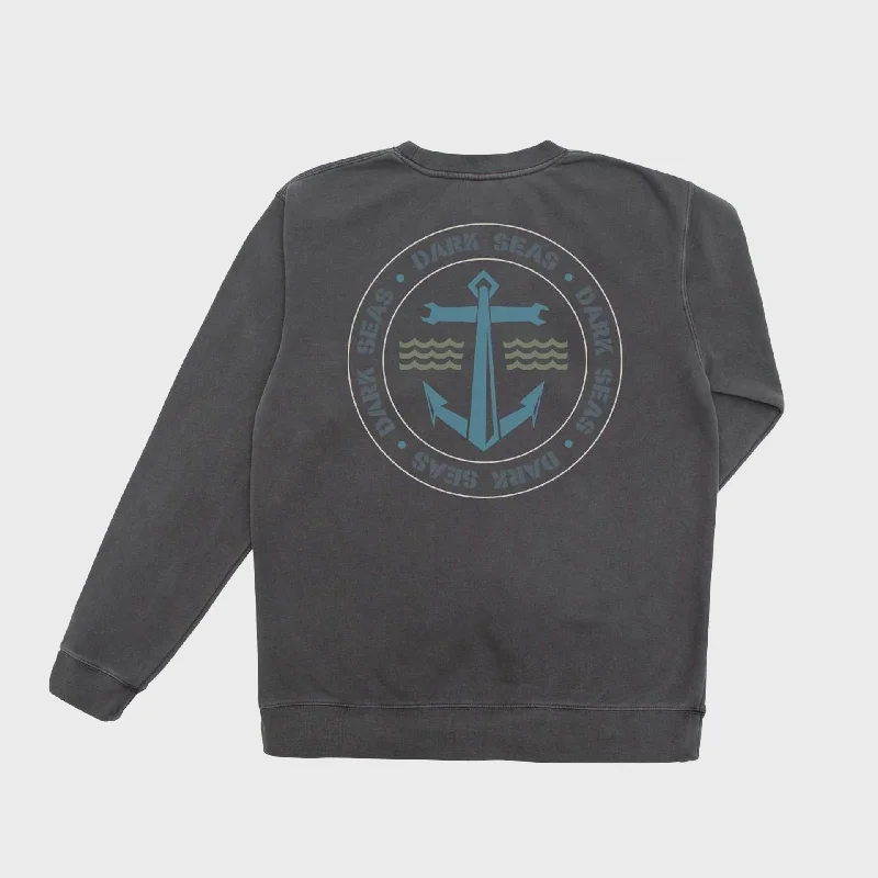 Dark Seas Offshore Crewneck Sweatshirt - Black