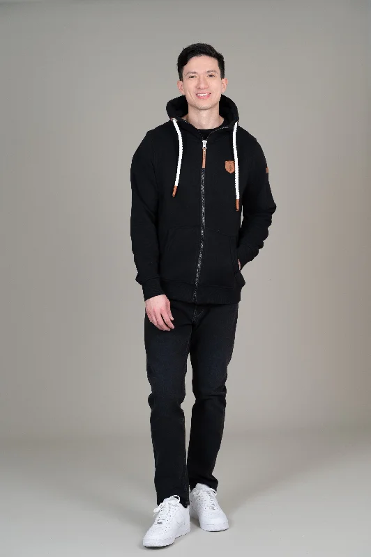 Take Advantage Zeus Black Full-Zip Hoodie