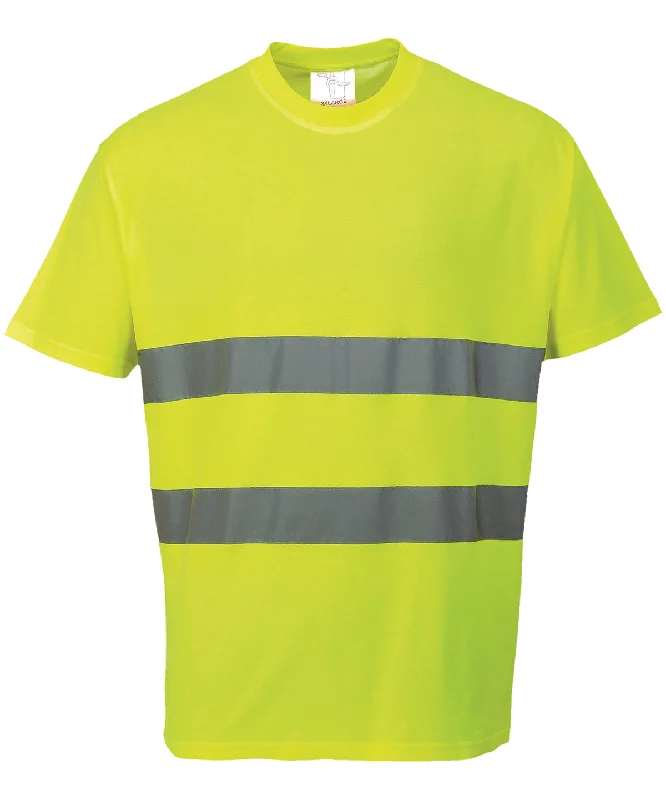 Discount Mania Cotton Comfort t-shirt (S172) | Yellow
