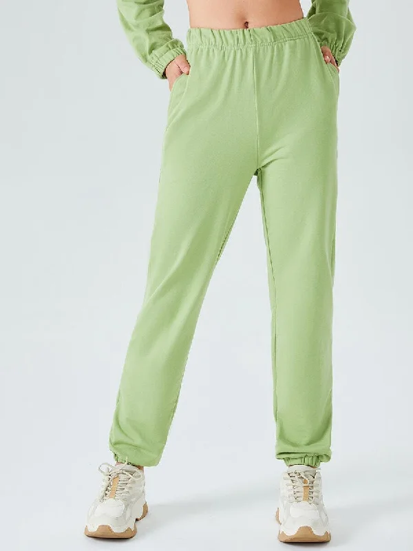 Weekend Shopping Extravaganza Sporty Pocket Elastic Waist Sweatpants
