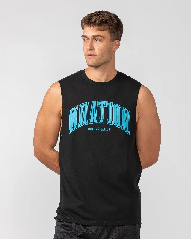 Varsity Training Tank - Black