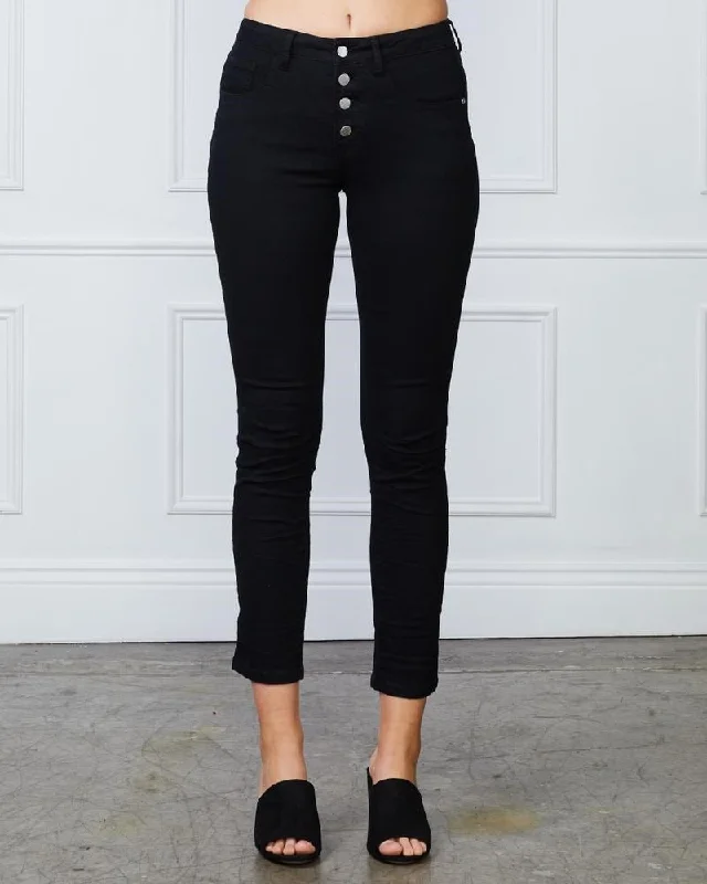 Low Price Imonni Sophia Mid Rise Jeans Black