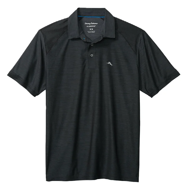 Instant Discount Tommy Bahama Islandzone Performance Palm Coast Polo Shirt - Jet Black*